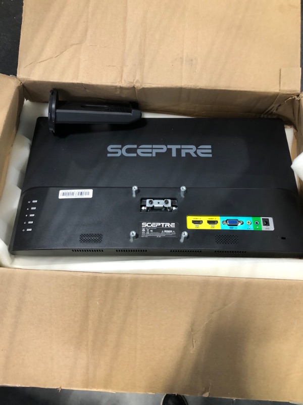 Photo 5 of Sceptre 24" Professional Thin 75Hz 1080p LED Monitor 2x HDMI VGA Build-in Speakers, Machine Black (E248W-19203R Series)