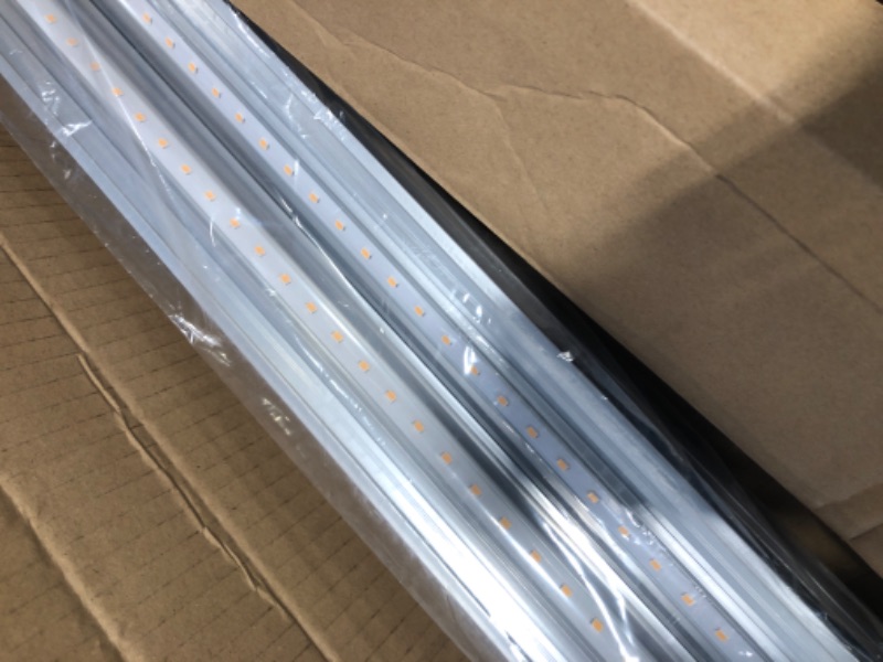 Photo 1 of Barrina Full Spectrum Grow Light, 168W(4 x 42W, 1000W Equivalent), Grow Light Bulbs for Indoor Plants, 4FT LED Grow Light, T8 Integrated Growing Lamp Fixture, 4-Pack 4FT/4-Pack