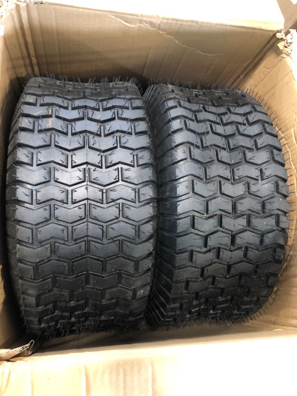 Photo 3 of (2-Pack) 20x8.00-8 Lawn Mower Tires (4 ply Tubeless), Replacement Tubeless Tires for Riding Lawnmowers, Golf Carts, and ATVs, Rim Not Included 20x8.00-8 Tubeless