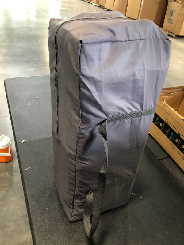 Photo 1 of Delta Children LX Deluxe Portable Baby Play Yard With Removable Bassinet and Changing Table, Eclipse