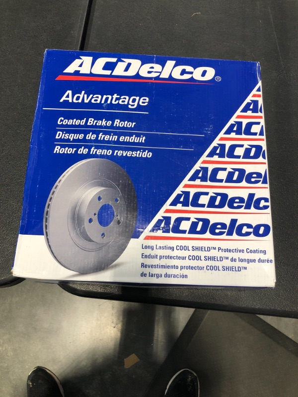 Photo 2 of ACDelco Advantage 18A1412AC Coated Rear Disc Brake Rotor