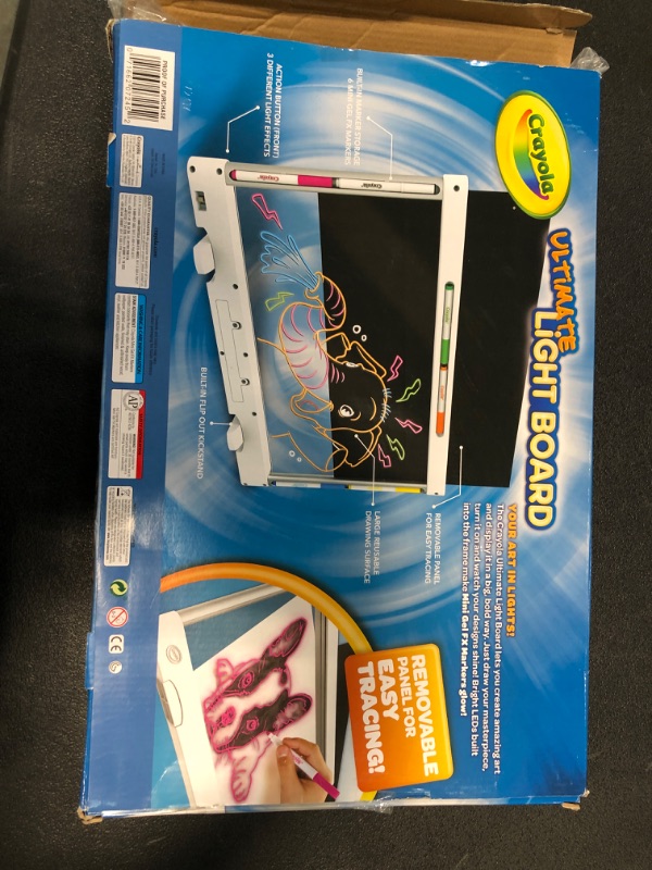 Photo 2 of Crayola Ultimate Light Board for Drawing & Coloring, Kids Light Up Toys and Gifts, Ages 6, 7, 8, 9 White White Dry Erase Board