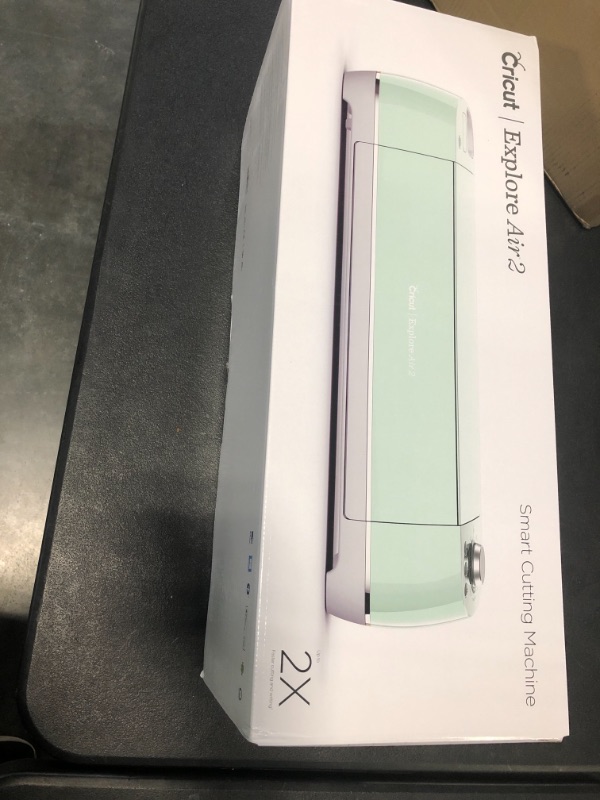 Photo 3 of Cricut Explore Air 2 - A DIY Cutting Machine for all Crafts, Create Customized Cards, Home Decor & More, Bluetooth Connectivity, Compatible with iOS, Android, Windows & Mac, Mint