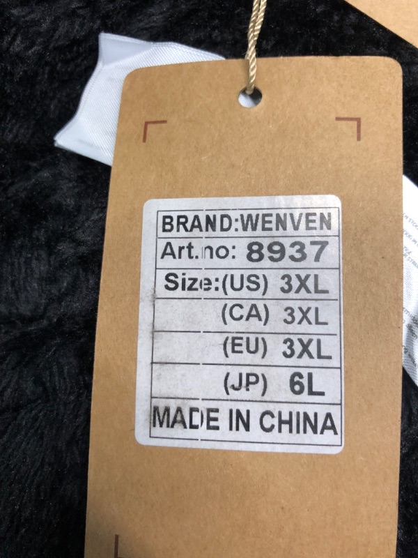 Photo 1 of WenVen Men's Winter Military Thicken Parka Jacket Warm Coat with Removable Hood
