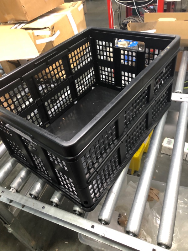 Photo 1 of 16L Plastic Collapsible Storage Crates