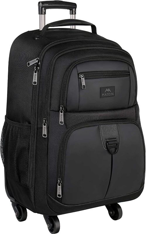 Photo 1 of MATEIN Rolling Backpack with 4 Wheels