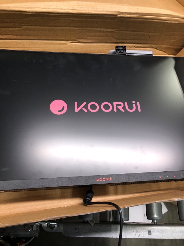 Photo 4 of KOORUI 24 Inch Computer Monitor -FHD 1080P Gaming Monitor 165Hz VA 1ms Build-in FreeSync, Compatible G-sync, LED Monitors with Ultra-Thin, HDMI X2 /DP, VESA Compatible, Tilt Adjustable, Eye Care 24E4