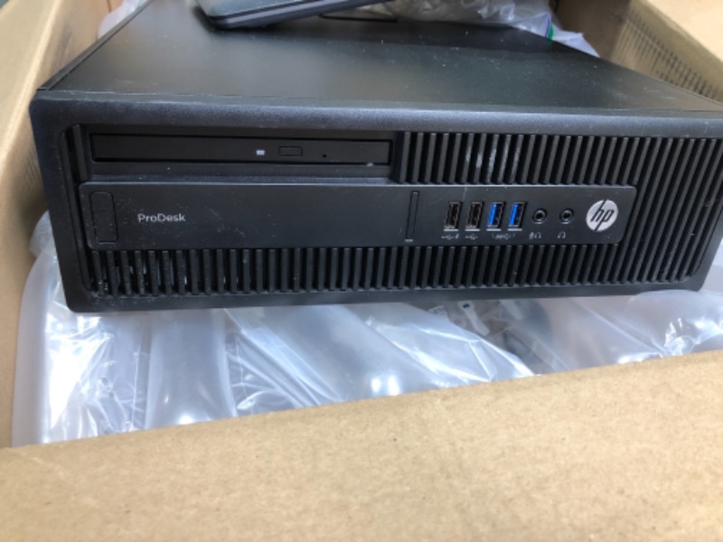 Photo 4 of HP Business Desktop ProDesk 600 G2 Desktop Computer - Intel Core i5 (6th Gen) i5-6500 3.20 GHz - 8 GB DDR4 SDRAM - 256 GB SSD (Renewed) NOT TESTED IN THE WAREHOUSE