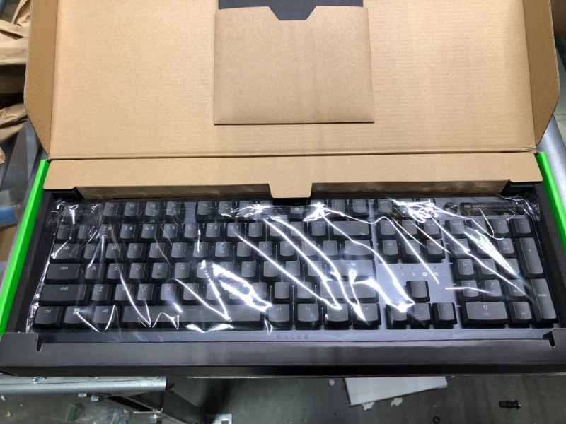 Photo 4 of Razer DeathStalker V2 Pro Wireless Gaming Keyboard: Low-Profile Optical Switches - Clicky Purple - HyperSpeed Wireless & Bluetooth 5.0-40 Hr Battery - Ultra-Durable Coated Keycaps - Chroma RGB DeathStalker V2 Pro Clicky Optical Switch