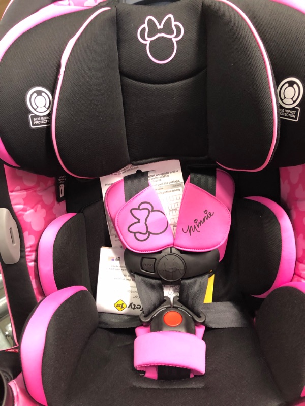 Photo 1 of Disney Baby Grow and Go All-in-One Convertible Car Seat, Rear-facing 5-40 pounds, Forward-facing 22-65 pounds, and Belt-positioning booster 40-100 pounds, Simply Minnie