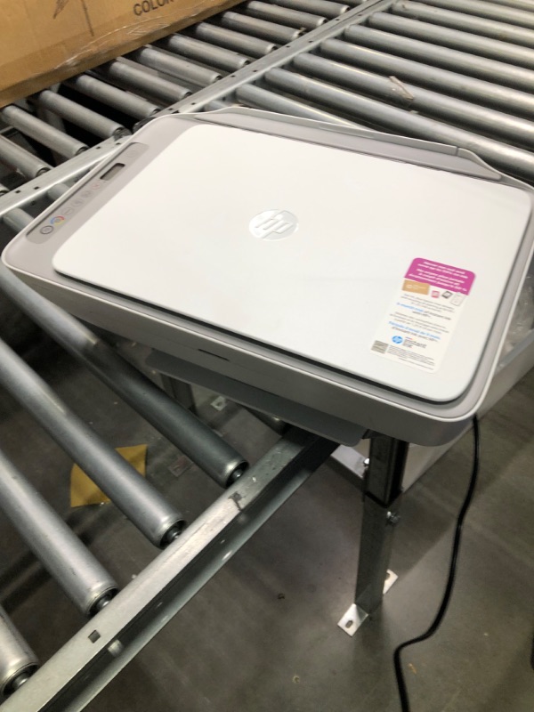 Photo 1 of HP DeskJet 2723e All-in-One Wireless Color Inkjet Printer?Print Scan Copy - LCD Display, 4800 x 1200 dpi, 9 Months Free Instant Ink W/Valinor Printer Cable
