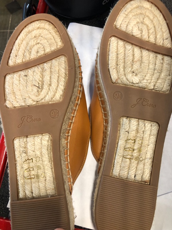Photo 1 of J. Crew Espadrille Mule Slides Camel Size 9.5
