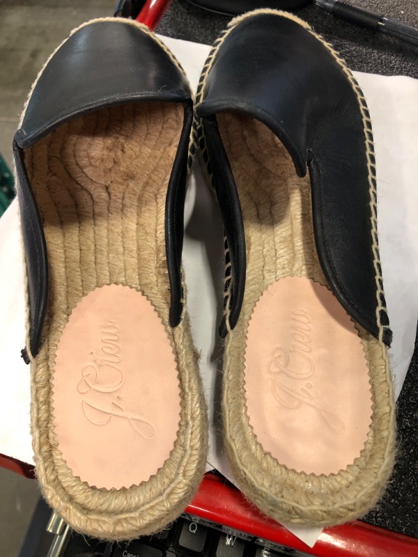 Photo 3 of JCREW Leather Slides size 11
