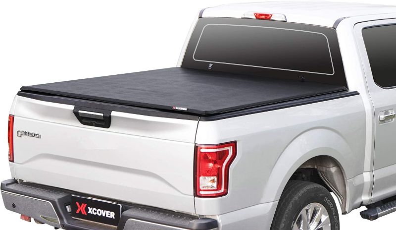 Photo 1 of X XCOVER Soft Locking Roll Up Tonneau Cover, Compatible with 2015-2023 F150 Pickup 6.5 Ft Styleside Bed