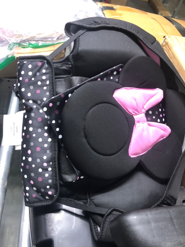 Photo 3 of Disney Baby Pronto! Belt-Positioning Booster Car Seat, Belt-Positioning Booster: 40–100 pounds, Minnie Dot Party