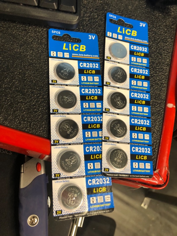 Photo 3 of LiCB CR2032 3V Lithium Battery(10-Pack)