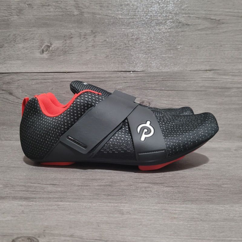 Photo 1 of peloton Altos Mens Size 12 Black Red bs03-01ub-125 Cycling Shoes