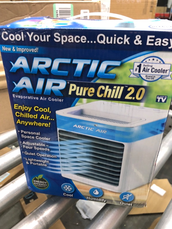 Photo 4 of Arctic Air Pure Chill 2.0 Evaporative Air Cooler by Ontel - Powerful, Quiet, Lightweight and Portable Space Cooler with Hydro-Chill Technology For Bedroom, Office, Living Room & More