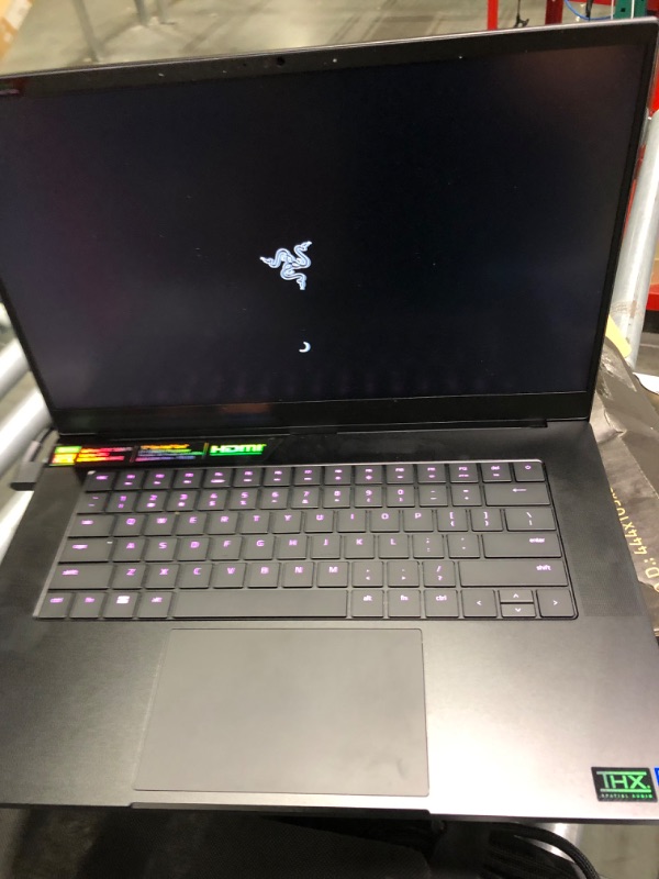 Photo 8 of Razer Blade 15 Gaming Laptop: NVIDIA GeForce RTX 3080 Ti - 12th Gen Intel 14-Core i7 CPU - 15.6” QHD 240Hz - 32GB DDR5 RAM, 1TB PCIe SSD - Windows 11 - CNC Aluminum - Chroma RGB - Thunderbolt 4 Intel 12th Gen RTX 3080 Ti QHD 240Hz
appears new open box