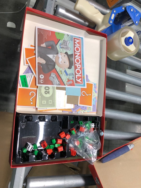 Photo 3 of Monopoly Game, Family Board Games for 2 to 6 Players & Kids Ages 8 and Up, Includes 8 Tokens (Token Vote Edition)