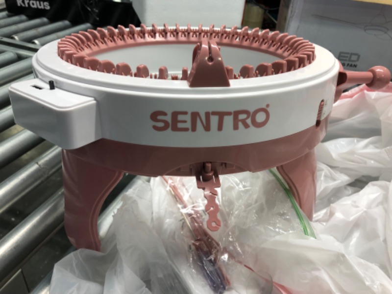 Photo 4 of 
SENTRO/SANTRO 48 Needles Knitting Machine with Row Counter and Plain/Tube Weave Conversion Key, Efficiently DIY Scarf Hat Sock