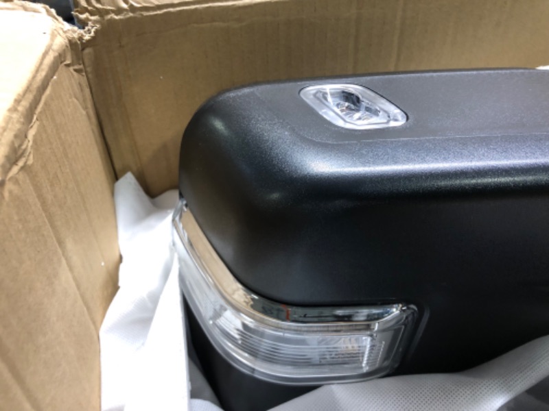 Photo 5 of AERDM New F150 Towing Mirrors fit 2015-2018 with Auxiliary/Puddle Lights Signal Indicator and Linear arrow light Power Operation Heated Black Housing with 22pin to 8pin adapter