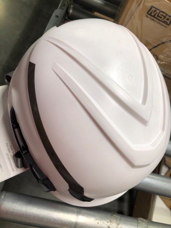 Photo 4 of Deltaplus Mens Quartzup4 Safety Helmet Hard Hat Construction White