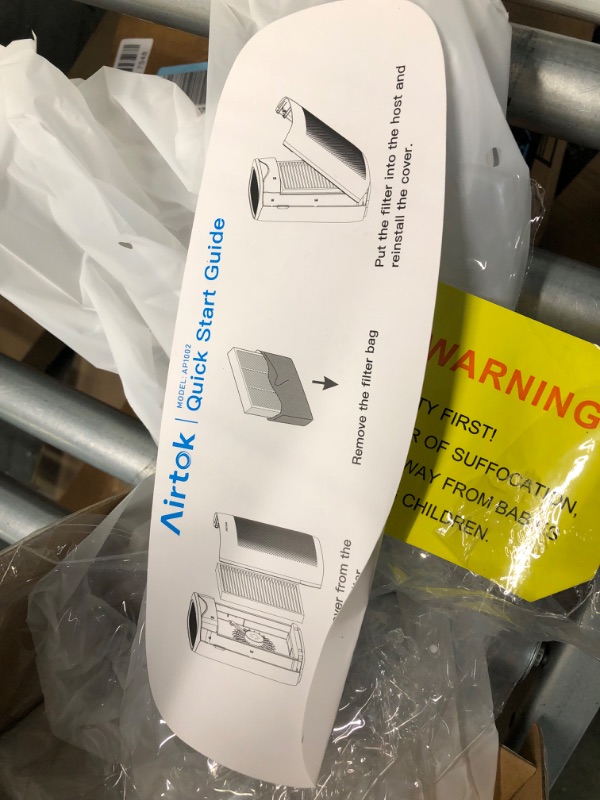 Photo 3 of AIRTOK Air Purifiers for Home Large Room up to 1100ft², HEPA Air Cleaner for home, H13 True HEPA Filter Removes 99.97% of Allergy, Pet Hair, Dander Smoke Pollen Dust, Ozone Free,