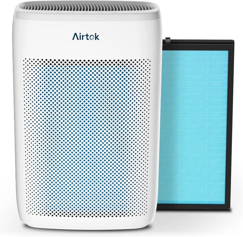 Photo 1 of AIRTOK Air Purifiers for Home Large Room up to 1100ft², HEPA Air Cleaner for home, H13 True HEPA Filter Removes 99.97% of Allergy, Pet Hair, Dander Smoke Pollen Dust, Ozone Free,