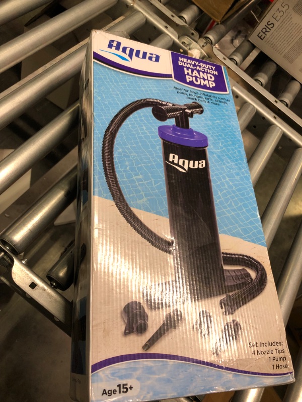 Photo 1 of Aqua Dual-Action Hand Pump DOUBLE ACTION HAND PUMP-Black