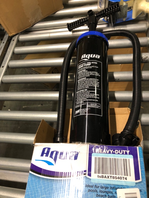 Photo 1 of Aqua Dual-Action Hand Pump DOUBLE ACTION HAND PUMP-Black