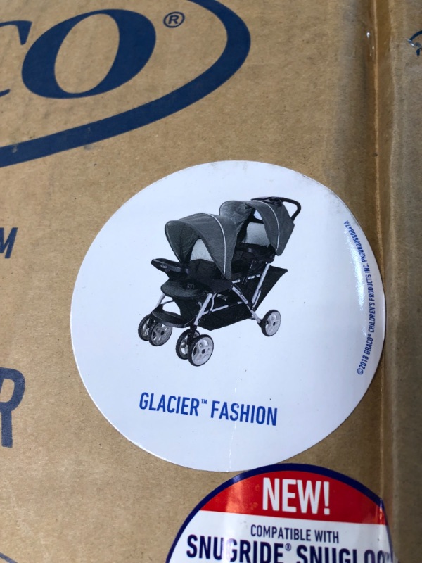 Photo 1 of Graco DuoGlider Double Stroller | Lightweight Double Stroller with Tandem Seating, Glacier
