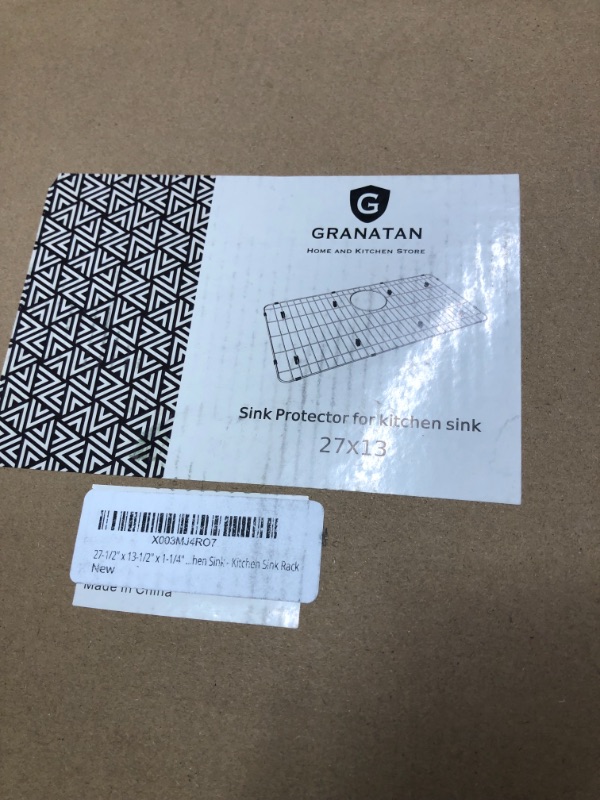 Photo 1 of 27-1/2" x 13-1/2" x 1-1/4" Sink Protectors for Kitchen Sink - Sink Bottom Grid - Stainless Steel Sink Protector - Sink Grate for Bottom of Kitchen Sink - Kitchen Sink Rack