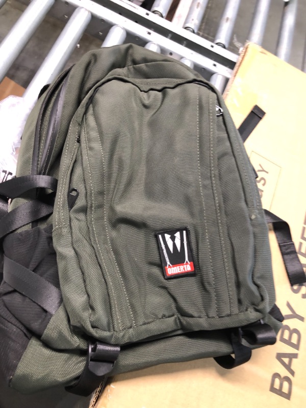 Photo 3 of DIME BAGS Omerta Transporter Backpack | Carbon Filter Lined Bag with Heavy-Duty Lock (Green)