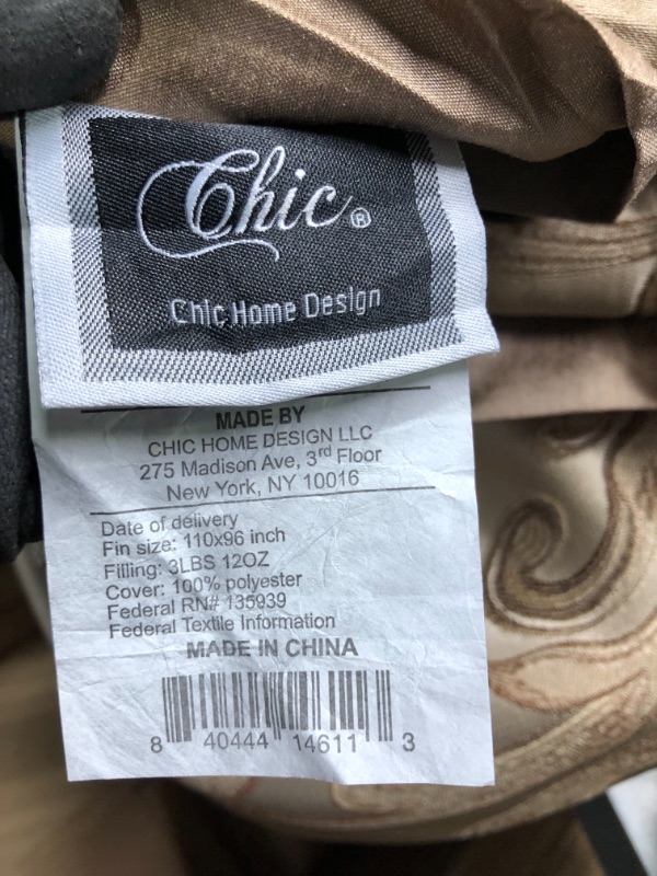 Photo 2 of Chic Home CS4611-AN 9 Piece Aubrey Decorator Upholstery Comforter Set and Pillows Ensemble, King, Gold King Gold