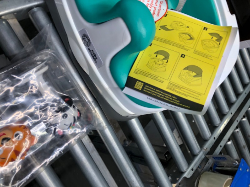 Photo 1 of Baby Einstein Dine & Discover Multi-Use Booster Feeding & Floor Activity Seat with Self-Storing Tray Sea of Support