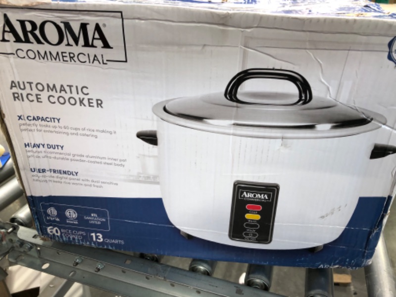 Photo 3 of Aroma Housewares 60-Cup (Cooked) (30-Cup UNCOOKED) Commercial Rice Cooker (ARC-1033E) 30-Cup Rice Cooker