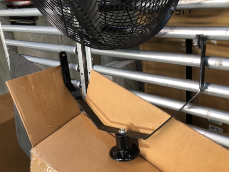 Photo 1 of Air King 9020 1/6 HP Industrial Grade Wall Mount Fan, 20-Inch,Black