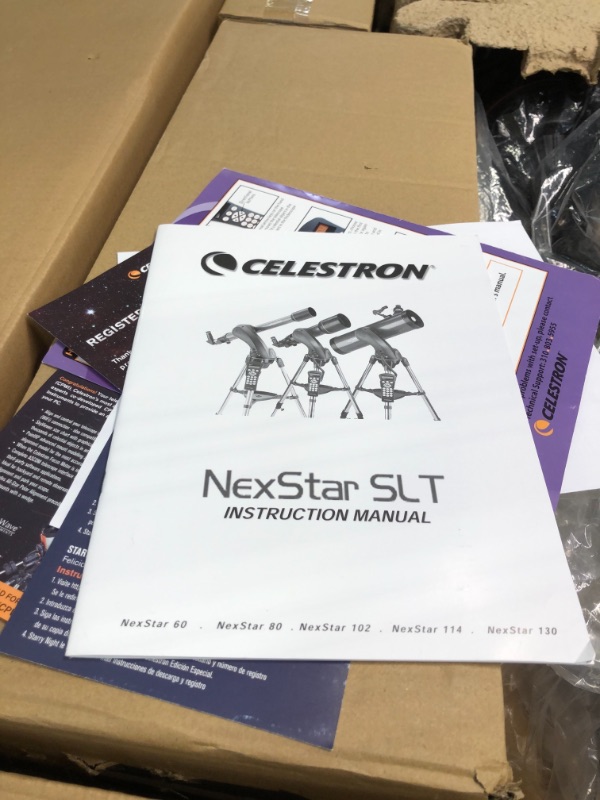 Photo 2 of Celestron - NexStar 130SLT Computerized Telescope - Compact and Portable - Newtonian Reflector Optical Design - SkyAlign Technology - Computerized Hand Control - 130mm Aperture 130 SLT Newtonian Single