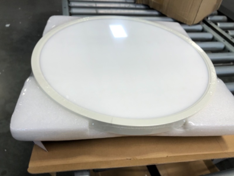 Photo 1 of Taloya Alexa Ceiling Light Smart, WiFi, Compatible with Google, 15.8 Inch Modern Dimmable Flush Mount LED Light Fixture for Living Room Office Kitchen, 28W RGBW 15.8 Inch-28W