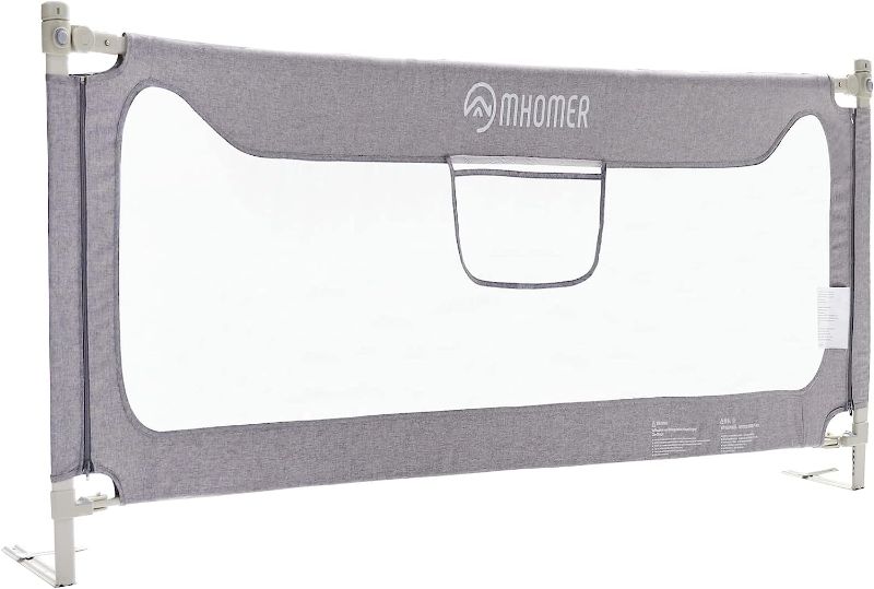 Photo 1 of FAMILL Toddlers Bed Rail, Bed Rails for Toddlers for Queen King Bed, Baby Bed Rail Guard, Bed Rails for Queen King Mattress Bed,(Grey,1 Piece, 74.8")
Color:Grey