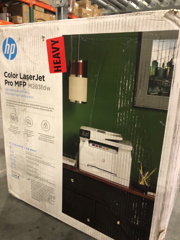 Photo 5 of HP LaserJet M283fdw MFP Color Multifunction Laser Printer,