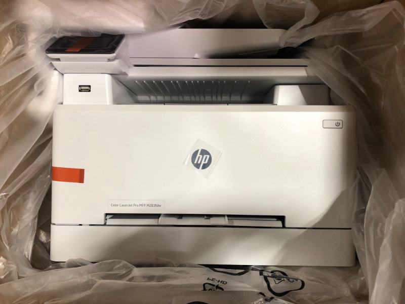 Photo 4 of HP LaserJet M283fdw MFP Color Multifunction Laser Printer,