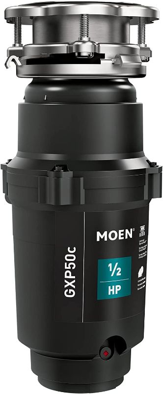 Photo 1 of 
Moen GXP50C Prep Series PRO 1/2 HP Continuous Feed Garbage Disposal, Power Cord Included