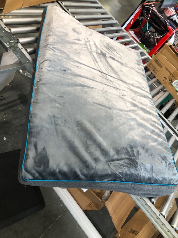 Photo 1 of BEDSURE Waterproof Dog Beds for Extra Large Dogs - 4 inch Thick Up to 100lbs XL Dog Bed with Removable Washable Cover, Pet Bed Mat Pillows, Grey