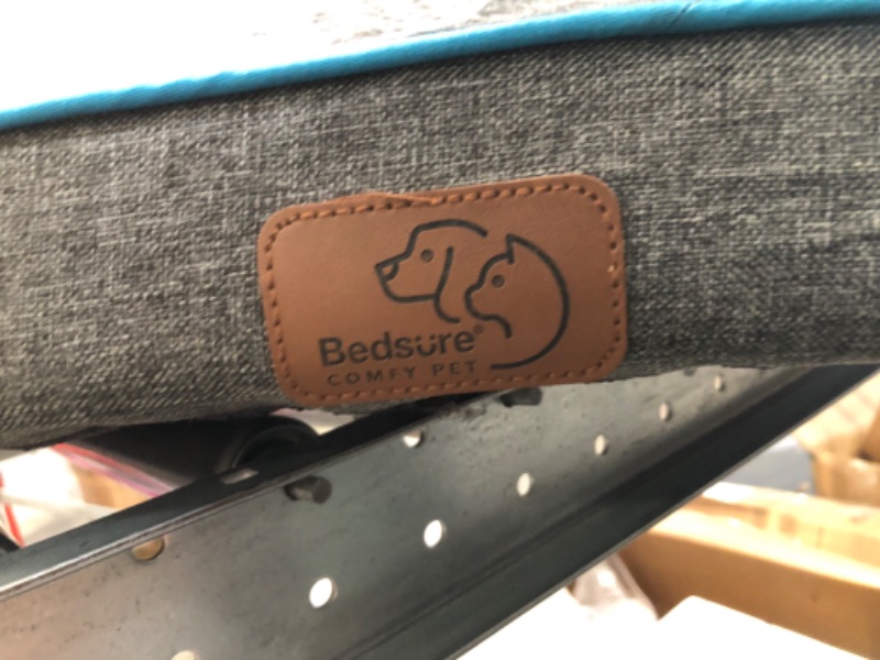 Photo 1 of BEDSURE Waterproof Dog Beds for Extra Large Dogs - 4 inch Thick Up to 100lbs XL Dog Bed with Removable Washable Cover, Pet Bed Mat Pillows, Grey