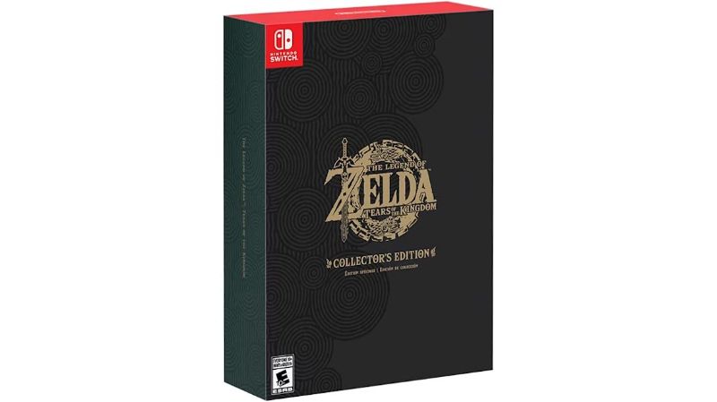 Photo 1 of The Legend of Zelda: Tears of the Kingdom Collector's Edition - Nintendo Switch,Outside Box Slight Tear 
