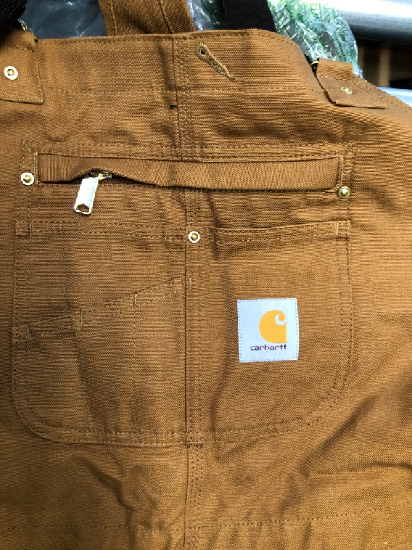 Photo 4 of Carhartt Men's Relaxed Fit Duck Bib Overall Size 38x30