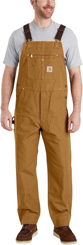 Photo 1 of Carhartt Men's Relaxed Fit Duck Bib Overall Size 38x30