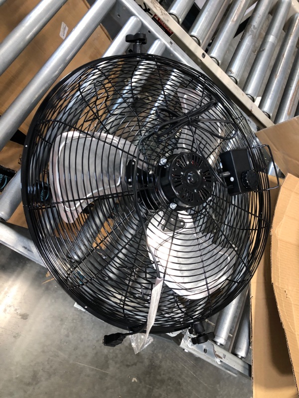 Photo 1 of AmazonCommercial HVF20-SP Industrial Fan, 20", Black